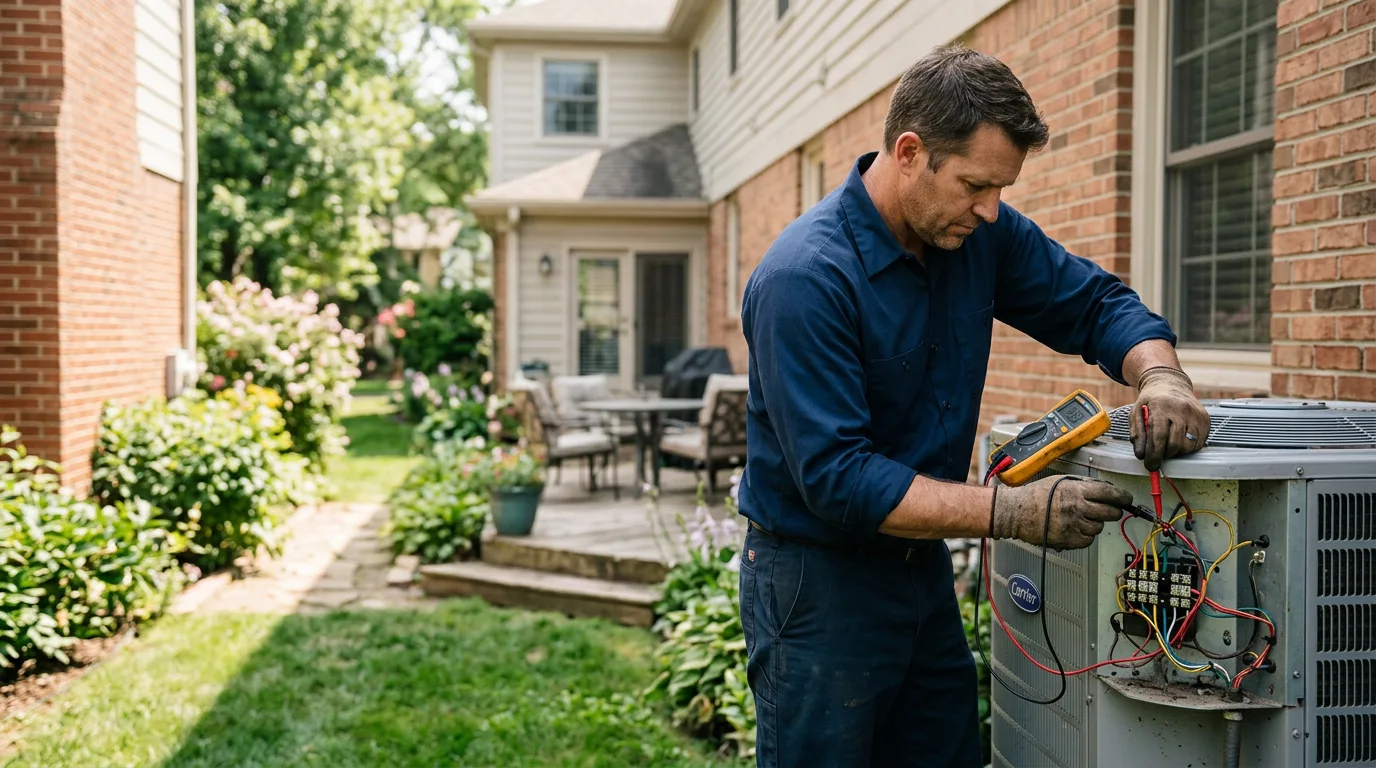 HVAC technician working near Ambler, PA